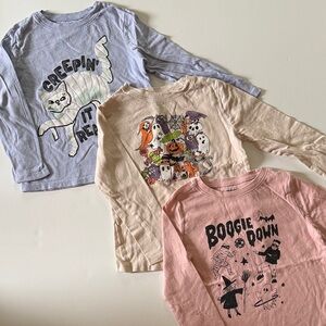 Old Navy 5T Long Sleeve Halloween Tees